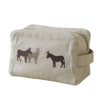 Grande trousse RDV Au pré beige - Sylvie Thiriez