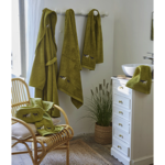 Gant de toilette RDV Au pré Olive - Sylvie Thiriez