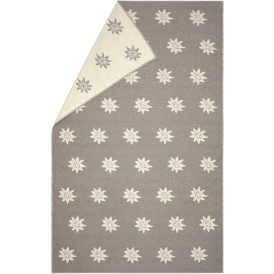 Clara Plaid Edelweiss Smoke - 135x200