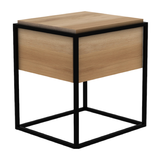 Table de chevet Monolit en chêne - 1 tiroir - Ethnicraft