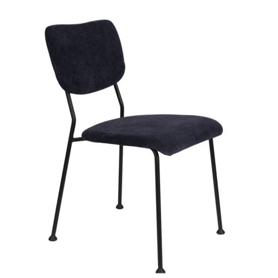 Chaise benson dark blue - Zuiver