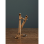 Bouton de porte paire de skis patine laiton - Chehoma