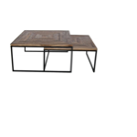 Set de 2 Tables basses quadro 