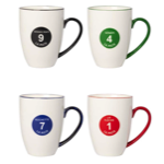 4 Mugs Pistes de ski - Chehoma 