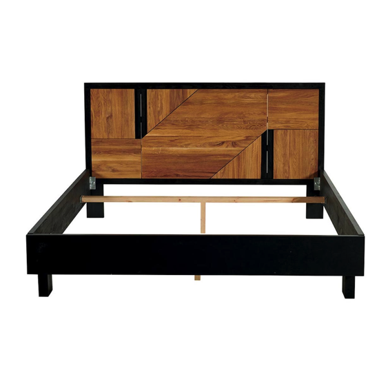Lit Flix en pin massif et métal 160 cm - FLILI160 - Casita 