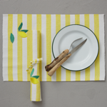 Set de table ctel brod Sorbet - Sylvie Thiriez