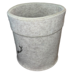 Poubelle de salle de bain feutrine - Isere D20 
