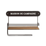 Etagère murale avec dévidoir 42x28 - Comptoir de Famille