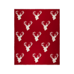 Plaid Cerf Rouge 150x125 - Côté Table