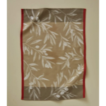 Torchon jacquard - l'Oliveraie naturel - 50x70 - Sylvie Thiriez