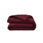 Housse de couette percale lavée Prune - Sylvie Thiriez