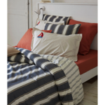 Taie d'oreiller brodée Au large pashmina - Sylvie Thiriez