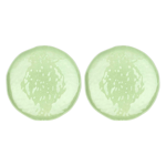 Set de 2 assiettes plates Ø27 en mélamine - Atmosfera Vert