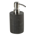 Distributeur de savon en ciment gris liseret vertical grav