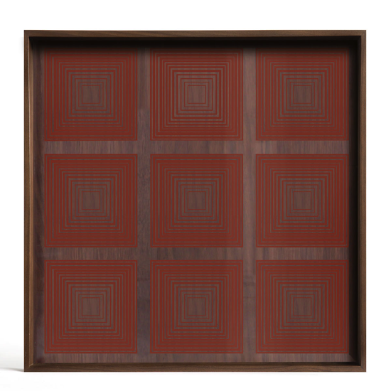 Pumpkin Square glass tray square S - Ethnicraft 