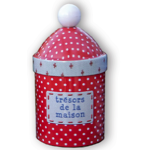 Grande bote bonnet - Collection Rouge  pois 