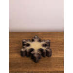 Bougie flocon de bois - Chehoma