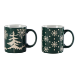 Set de 2 mugs assortis - Vert foncé