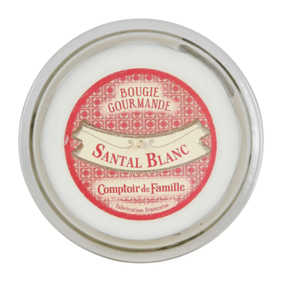 Bougie gourmande Santal blanc - Comptoir de Famille