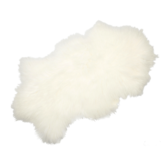 Peau agneau du Tibet - blanc 