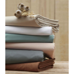 Housse de couette percale lavée Marron Cire - Sylvie Thiriez