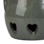 Petit pot avec couvercle Suzanne bleu/vert - Comptoir de famille