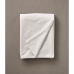 Housse de couette percale lave Blanc saline - Sylvie Thiriez