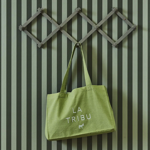 Tote bag Tribu Vert Herbe - Sylvie Thiriez