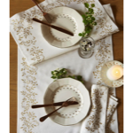 Set de table Lueur d'hiver Mascarpone - Sylvie Thiriez