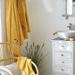 Gant de toilette Plein Soleil mangue - Sylvie Thiriez