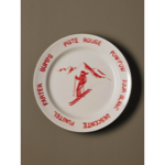 Set de 4 assiettes Pistes de ski Lapique - Chehoma