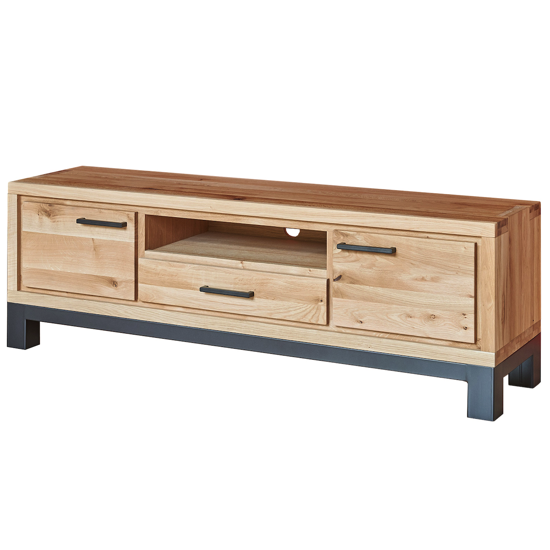 Meuble TV Forest 2 porte 1 tiroirs L170 cm chêne 