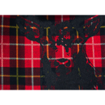 Plaid Clarks 128x180 motif écossais et tête de cerf - Angel Des Montagnes