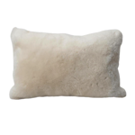 Coussin mouton Mrinos 35x55 cm - Blanc 