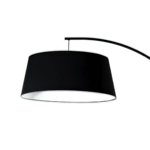 Abat-jour  suspendre en lin KS 45/55 cm - Noir - Angel des Montagnes