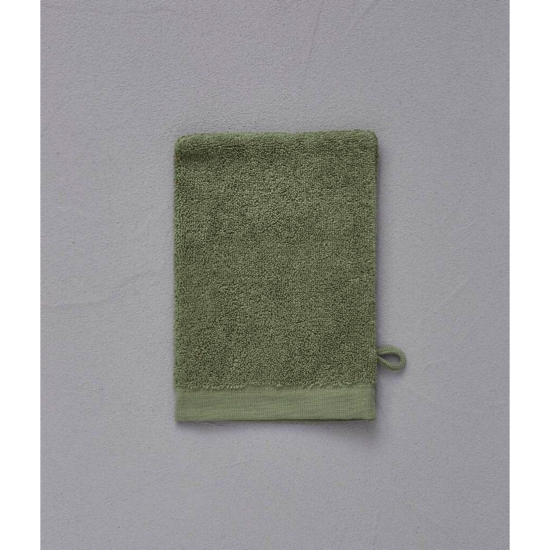 Gant de toilette Highlands Vert Vétiver - Sylvie Thiriez