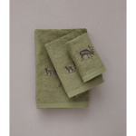 Gant de toilette Highlands Vert Vétiver - Sylvie Thiriez