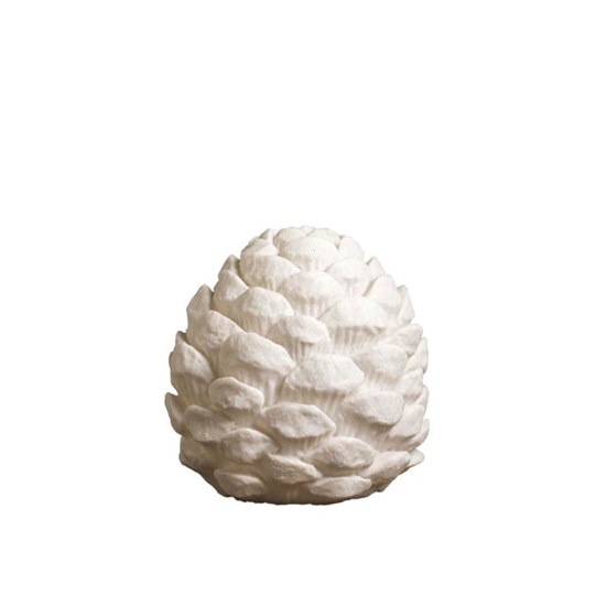 Lampe pomme de pin blanche - Chehoma