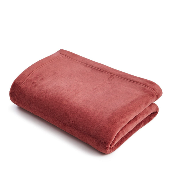 Couverture polaire 220x240 - Rose Santal - Sylvie Thiriez