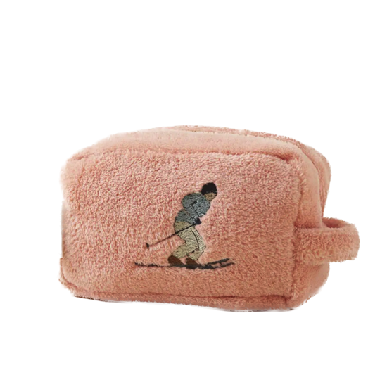 Trousse polaire Après-ski rose thé 