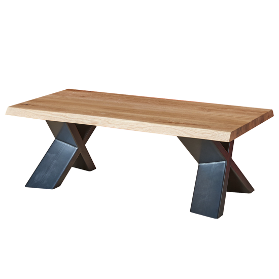 Table basse Forest pied métal 120x60 