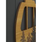 Cadre bois gris 48x72 - Télécabine