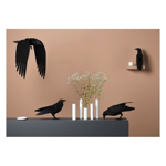 Ravens / Edgar / Corbeau décoratif à suspendre ou à poser - Ibride