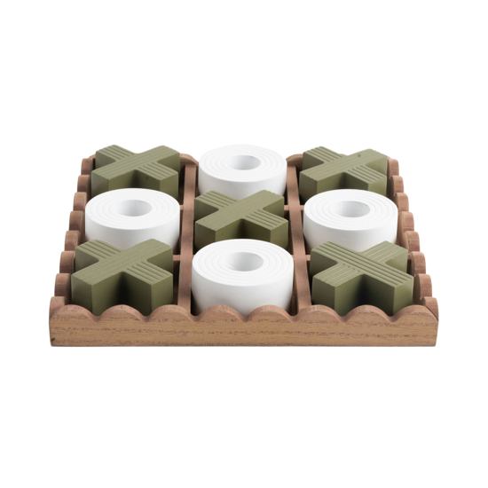 Jeu Tic Tac Toe Vert armée