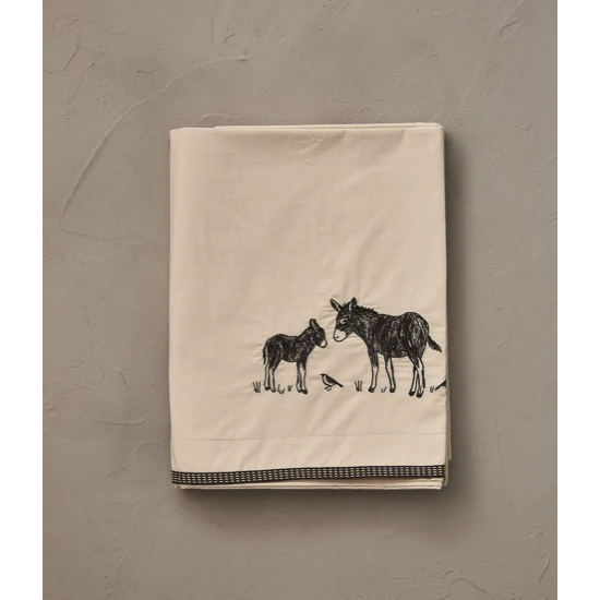Drap brodé Arsène - Sylvie Thiriez