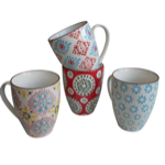 S/4 mugs Bohemian - Chehoma