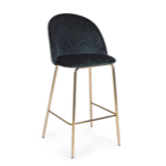 Tabouret bar Carry velours