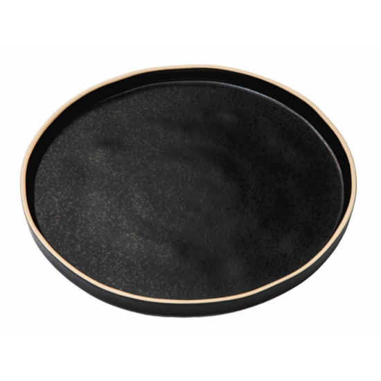 Assiette plate Sabi Noire - Maison Yak