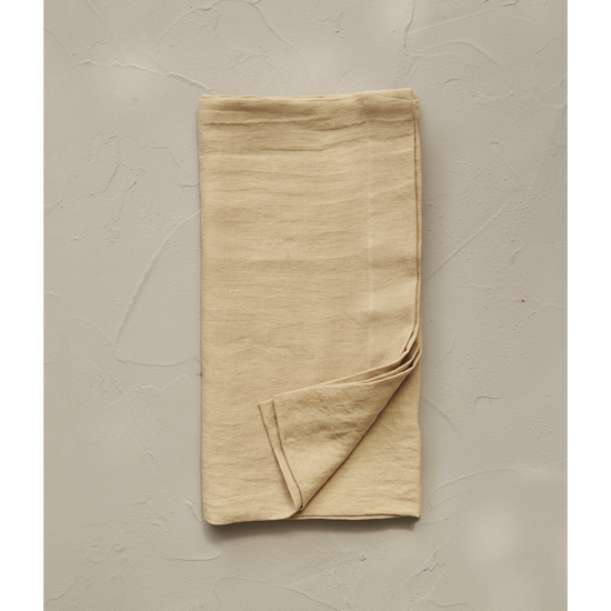 Taie de traversin Lin Stone Washed Beige Malt - 43x185 - Sylvie Thiriez