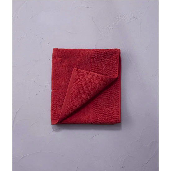 Tapis de bain éponge unie Rouge Amour - 50x80 - Sylvie Thiriez